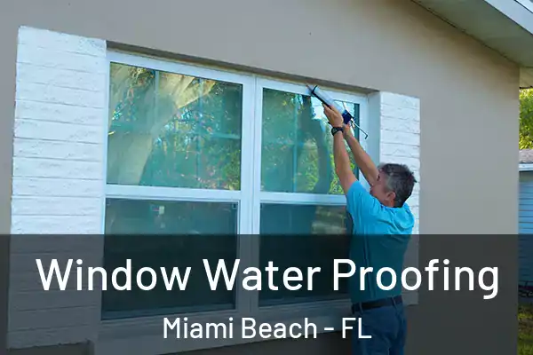 Window Water Proofing Miami Beach - FL